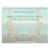 Sandy Footpaths & Picket Fences - 2026 Calendar カレンダー (カバー)