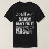 SANDY Gift Name Fi It Funny Birthday Personalized  Tシャツ (デザイン正面)