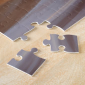 Sandy Paws Bernese Mountain Dog on Beach Sunset ジグソーパズル (側面)