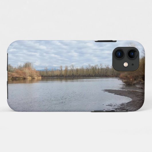 Sandy River, Troutdale, Oregon Poster Case-Mate iPhoneケース (裏面(横))