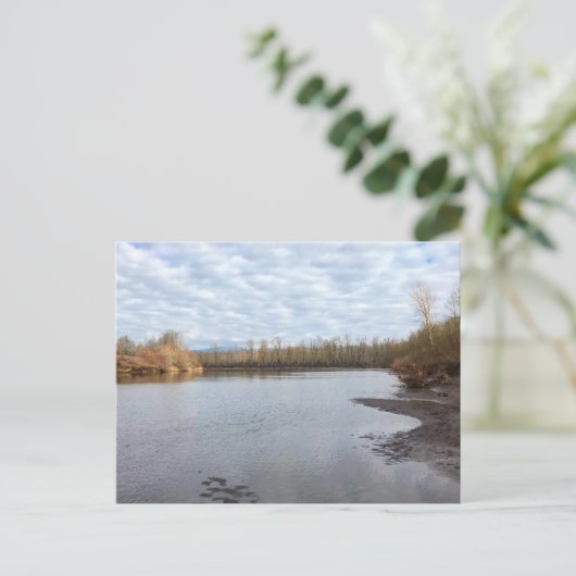 Sandy River, Troutdale, Oregon Poster Mouse pad ポストカード (スタンド正面)