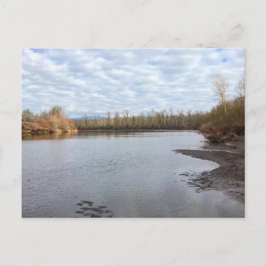 Sandy River, Troutdale, Oregon Poster Mouse pad ポストカード (正面)