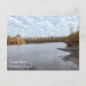 Sandy River, Troutdale, Oregon Poster Mouse pad Po ポストカード (正面)