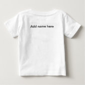 Sandy Science Squad – スマートで日差しを楽しむキッズTシャツ ベビーTシャツ (裏面)