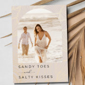 Sandy Toes Archフォトビーチ結婚式日付の保存 セーブザデート