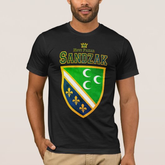 Sandzak Novi Pazar Proud Sandzaklija Tシャツ (正面)