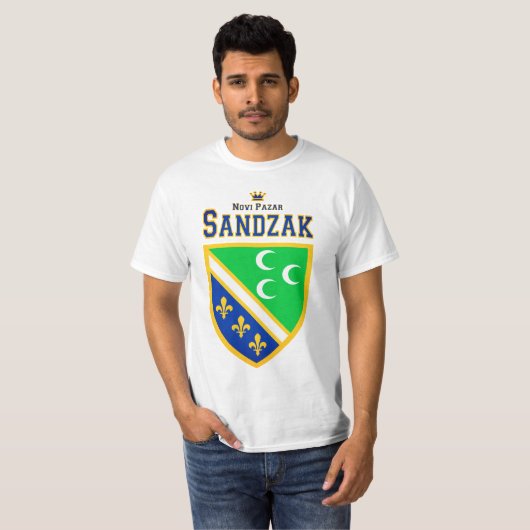 Sandzak Novi Pazar Tシャツ (正面フル)