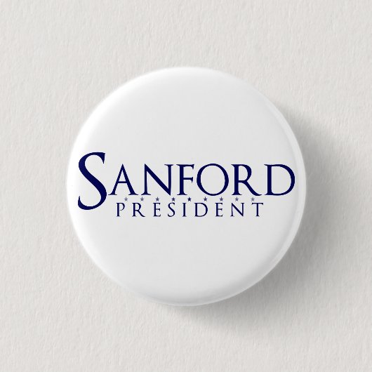 Sanfordの大統領2012年 缶バッジ (正面)