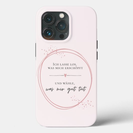 Sanftes Loslass-Affirmation Case-Mate iPhoneケース (裏面)
