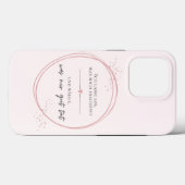 Sanftes Loslass-Affirmation Case-Mate iPhoneケース (裏面 (横))