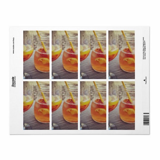 Sangria and Sunshine ラベル (フルシート)