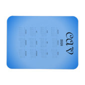 Sangria Cornflower Blue マグネット (横)