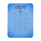 Sangria Cornflower Blue  マグネット (縦)