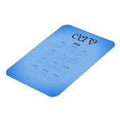 Sangria Cornflower Blue マグネット (左側)