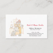 Sangria Hair Stylist Illustrator Appointment& 名刺 (正面)