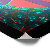 Sangria Peace Sign Poster ポスター (角)