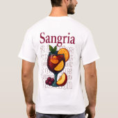 Sangria T-Shirt – Fruity Wine Cocktail Tシャツ (裏面)