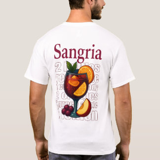 Sangria T-Shirt – Fruity Wine Cocktail Tシャツ