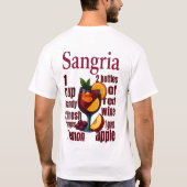 Sangria T-Shirt – Fruity Wine Cocktail Tシャツ (裏面)