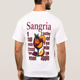 Sangria T-Shirt – Fruity Wine Cocktail Tシャツ