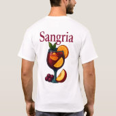Sangria T-Shirt – Fruity Wine Cocktail Tシャツ (裏面)