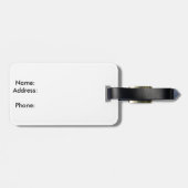 Sanibelの島のフロリダの貝殻のデザイン ラゲッジタグ (裏面横)