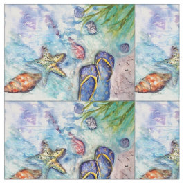 Sanibelの島の双安定回路の水彩画の絵画 ファブリック