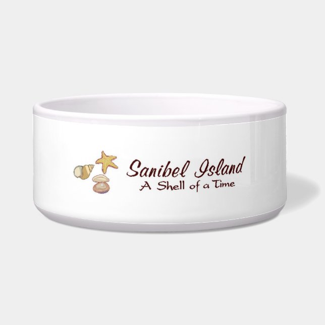 Sanibelの島の貝 ボウル (正面)