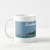 Sanibelの灯台ビーチのマグ コーヒーマグカップ (左)