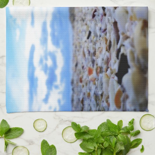 Sanibelの貝 キッチンタオル (折り畳み)