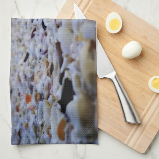 Sanibelの貝 キッチンタオル (四つ折り)