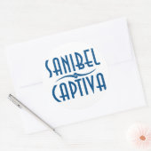 Sanibel Captiva諸島フロリダ ラウンドシール (封筒)