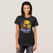 Sanibel Island 2023 Florida Sunset Beach Retro Tシャツ (正面フル)