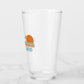 Sanibel Island Florida Sun Palm Trees タンブラーグラス (左)