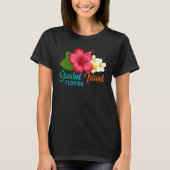 Sanibel Island Vacation Florida Tropical Hibiscus  Tシャツ (正面)