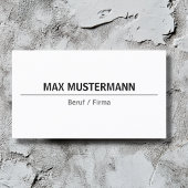 Sanitär Heizung Klimatechnik Visitenkarten 名刺