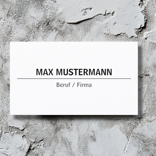 Sanitär Heizung Klimatechnik Visitenkarten 名刺