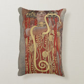 Saniteia by Gustavクリムトヴィンテージアールヌーボー アクセントクッション (裏面(縦))