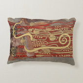 Saniteia by Gustavクリムトヴィンテージアールヌーボー アクセントクッション (裏面)