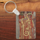 Saniteia by Gustavクリムトヴィンテージアールヌーボー キーホルダー (正面)