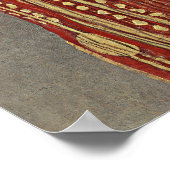 Saniteia by Gustavクリムトヴィンテージアールヌーボー ポスター (角)