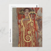 Saniteia by Gustavクリムトヴィンテージアールヌーボー ポストカード (正面/裏面)