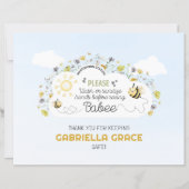 Sanitization Station Bee Theme Sign (正面)