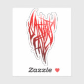 Sanitys滝、サリー顔ロゴ シール (シート)