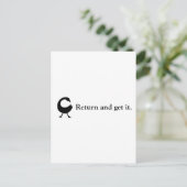 Sankofaの"リターンはそれを得。" ポストカード (スタンド正面)