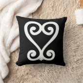 Sankofa |のリターンはそれに- Adinkraの記号を得、 クッション (ブランケット)