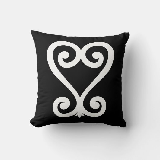 Sankofa |のリターンはそれに- Adinkraの記号を得、 クッション (正面)