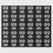 Sankofa |のリターンはそれに- Adinkraの記号を得、 ラッピングペーパー (フラット)