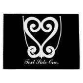 Sankofa |のリターンはそれに- Adinkraの記号を得、 ラージペーパーバッグ (正面)