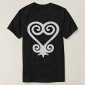 Sankofa African Adinkra Symbol Black Ghana Premium Tシャツ (デザイン正面)